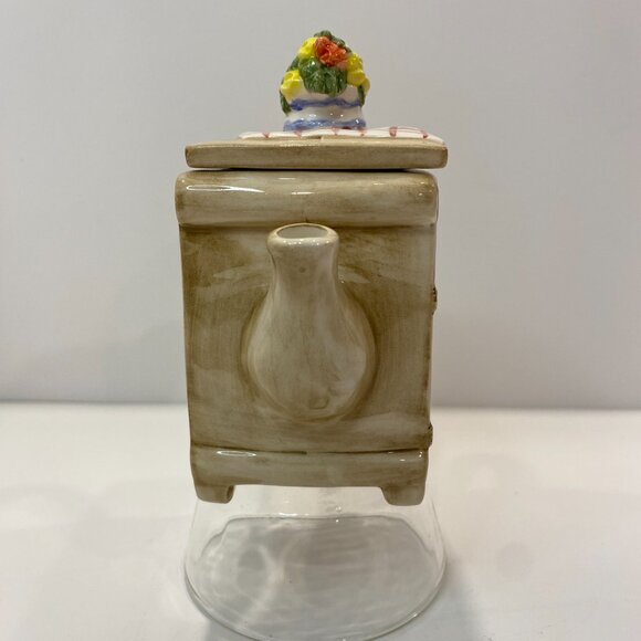 Ganz Cupboard Miniature Tea pot (5" H. X 6" L X 2.5"  W) - Picture 5 of 8